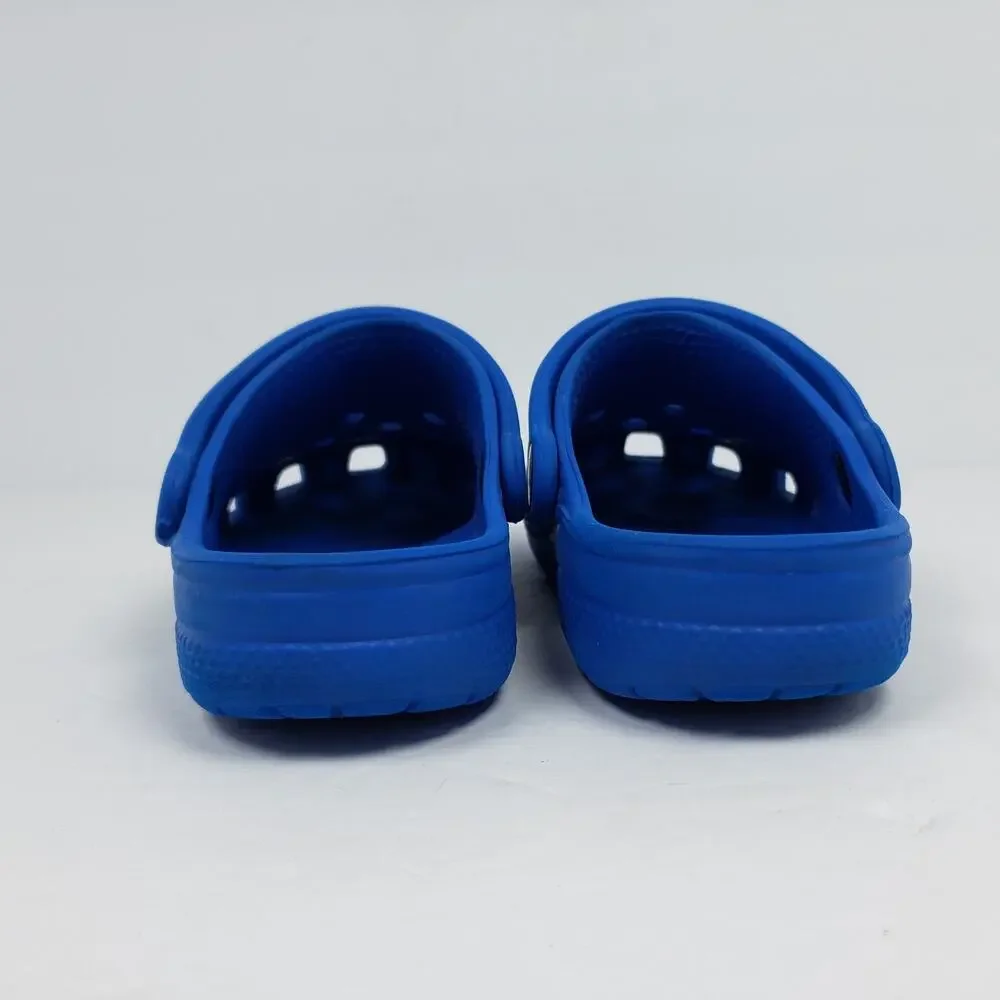 Crocs Classic Toddler Boys Size 12 Blue Slip On Casual Clog Sandal Shoes